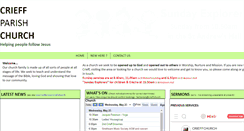Desktop Screenshot of crieffparishchurch.org