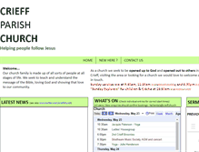 Tablet Screenshot of crieffparishchurch.org